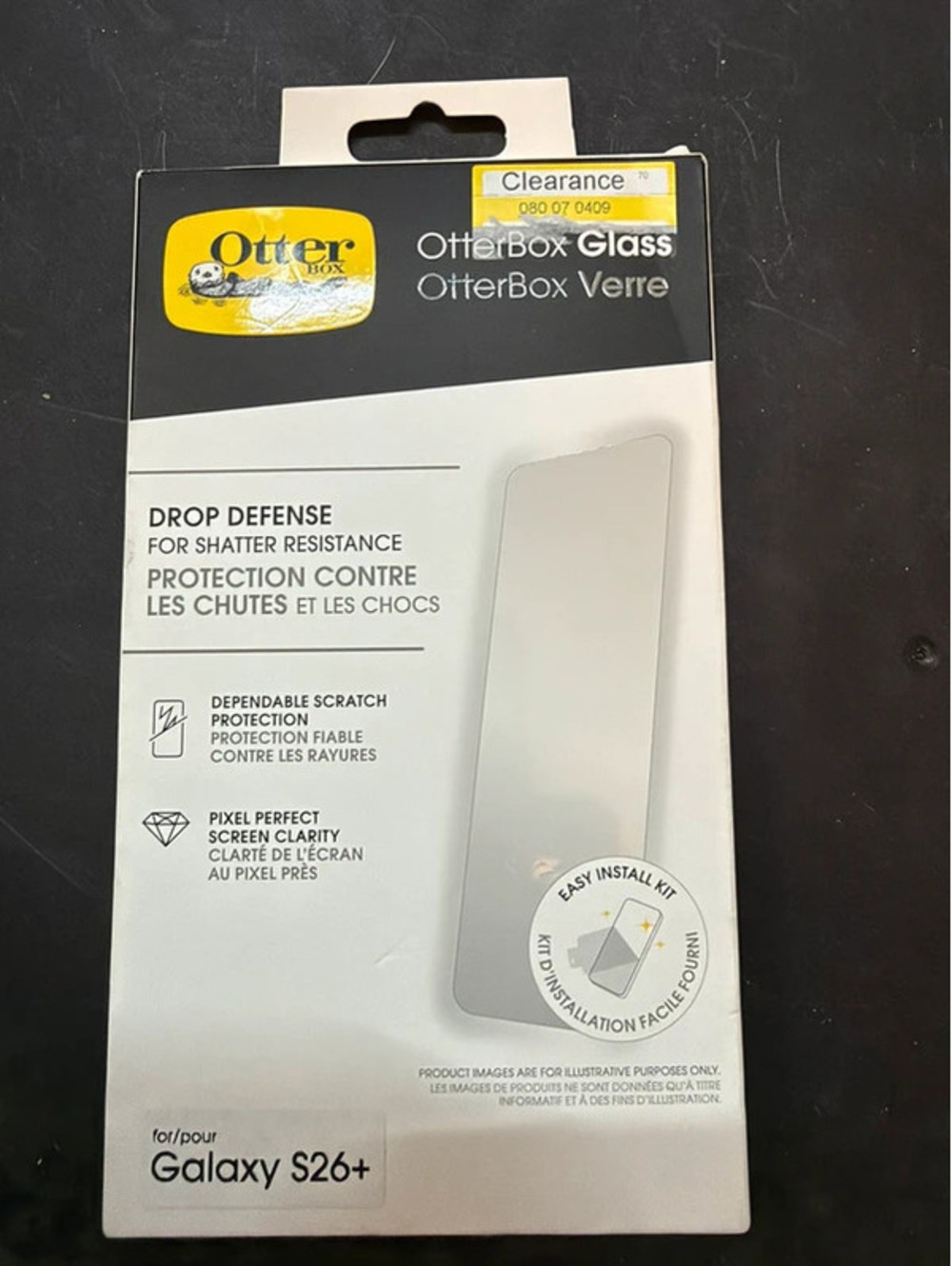 OtterBox Glass Screen Protector Samsung Galaxy S26+ Tempered Glass New